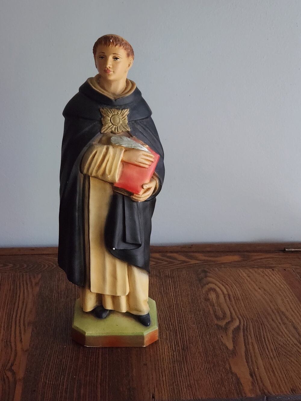 Saint Dominic of Guzman Religious Statue 1986 13"T